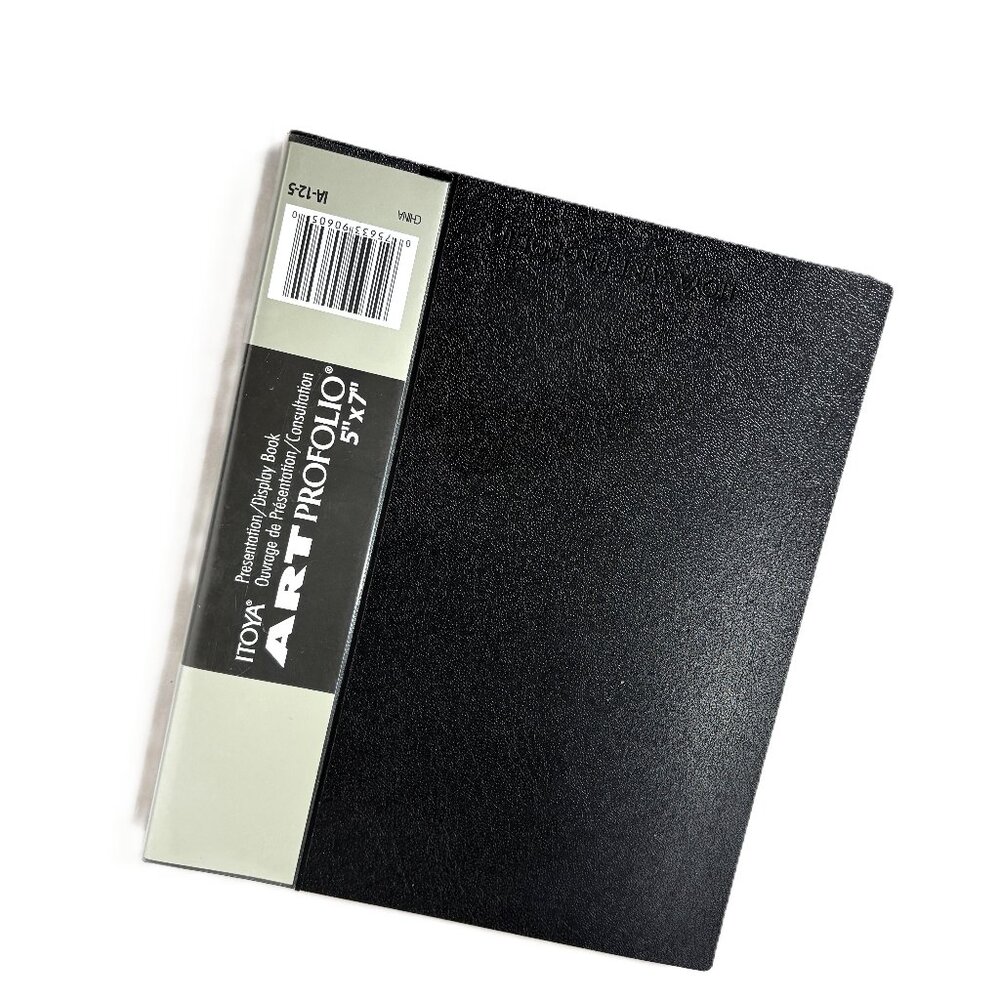 Itoya Art Pro folio Original Storage Display Book 5 x 7 (24 Two-Sided Pages) NWT